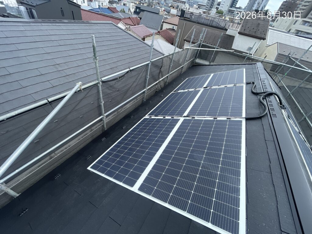 北区滝野川　M様邸 太陽光発電・蓄電池設置工事