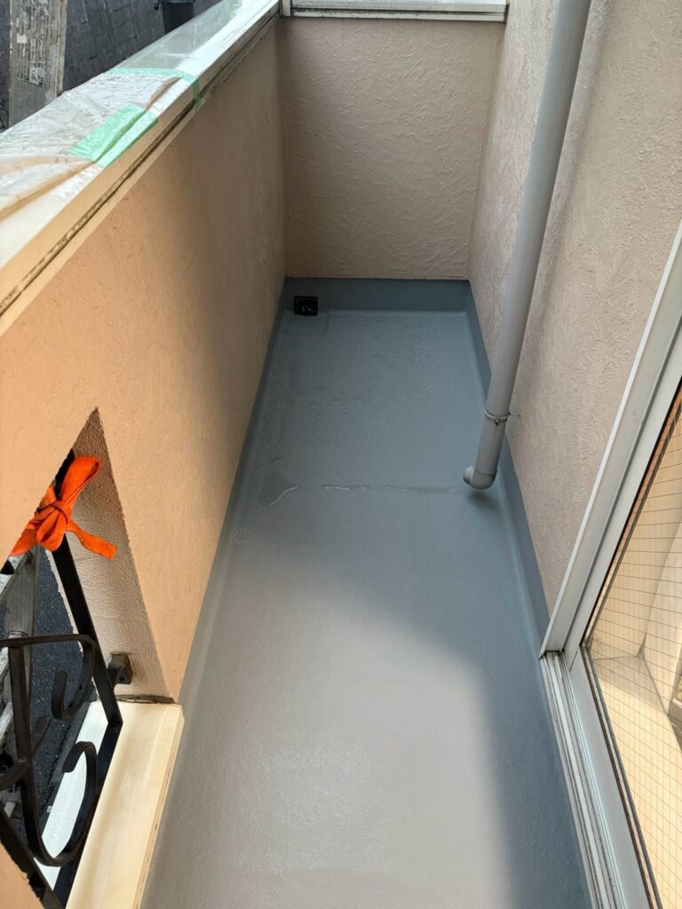 北区M様邸ベランダ防水工事